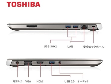 東芝ノートパソコン Dynabook R63